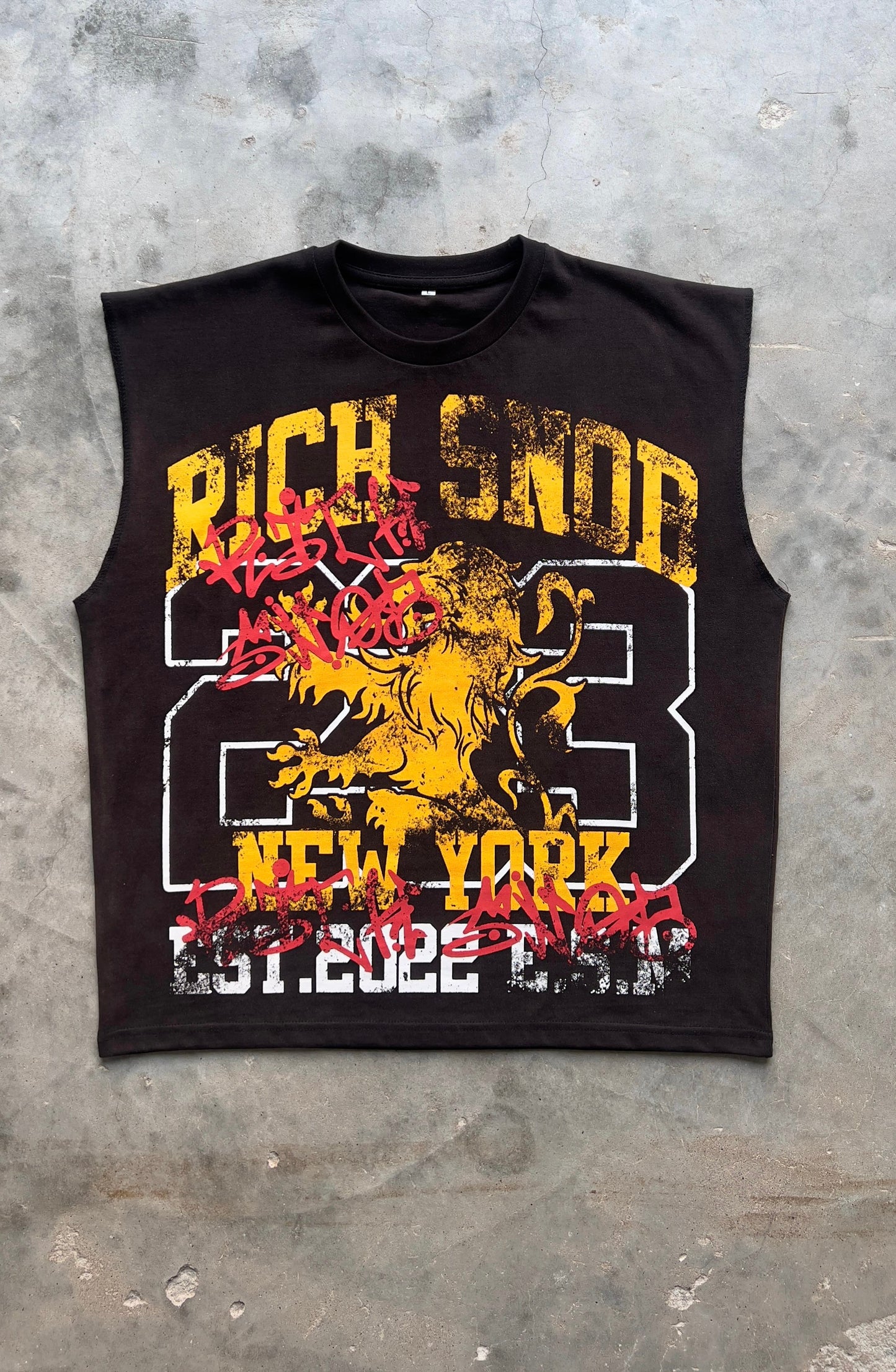 RICH HERITAGE SLEEVELESS TEE