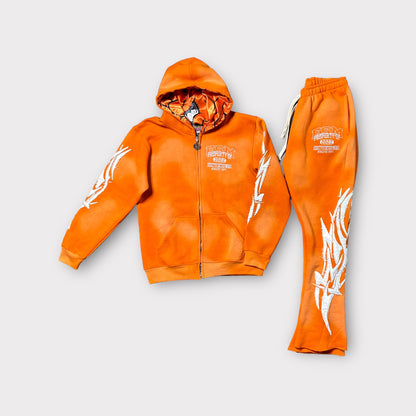 MEN ESM ATHLETIC DEPT. STACKED SET ORANGE